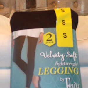 Felina Cotton Modal Lightweight Leggings 2-Pack